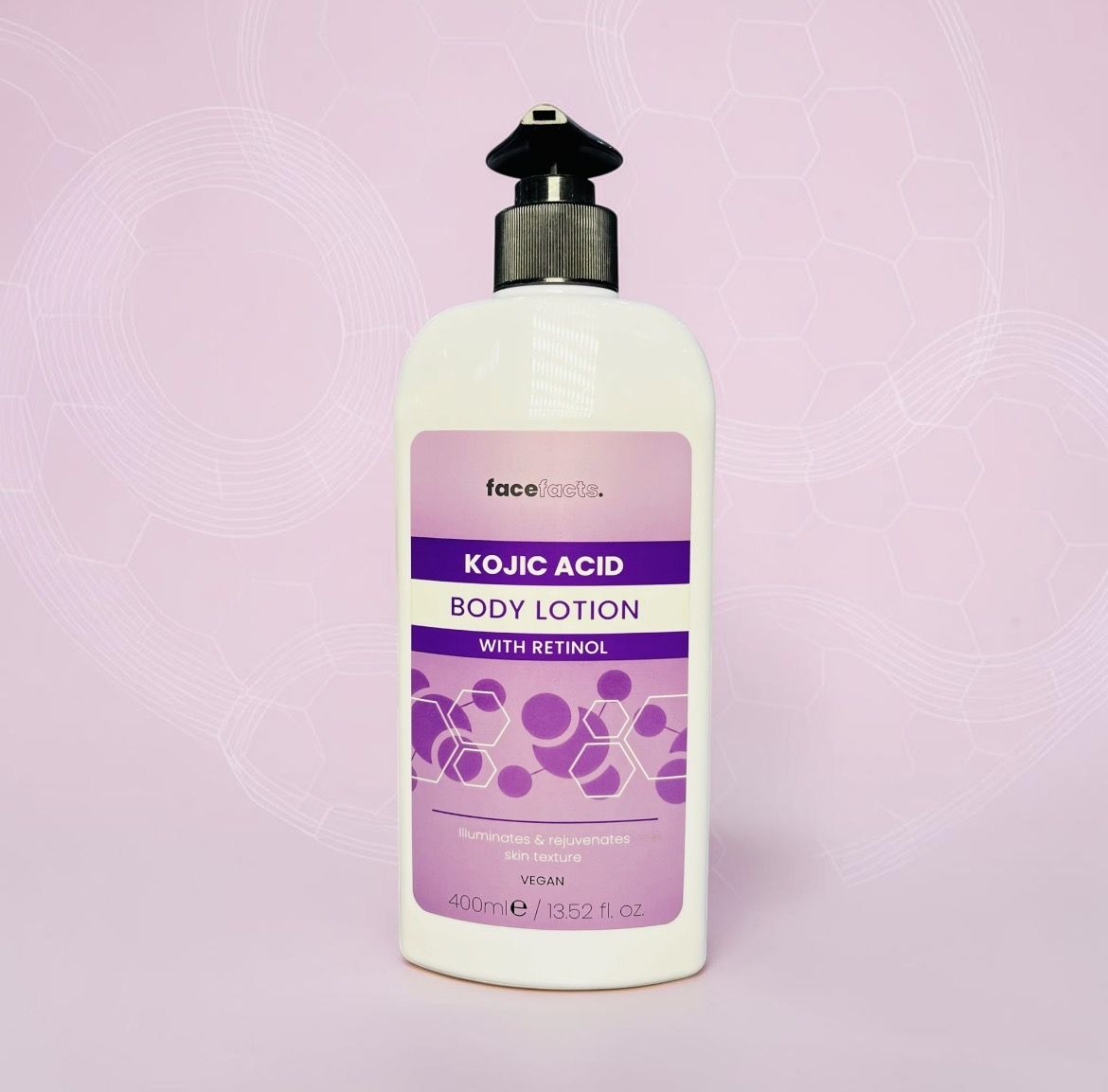 FACE FACTS KOJIC ACID WITH RETINOL BODY LOTION 400ML