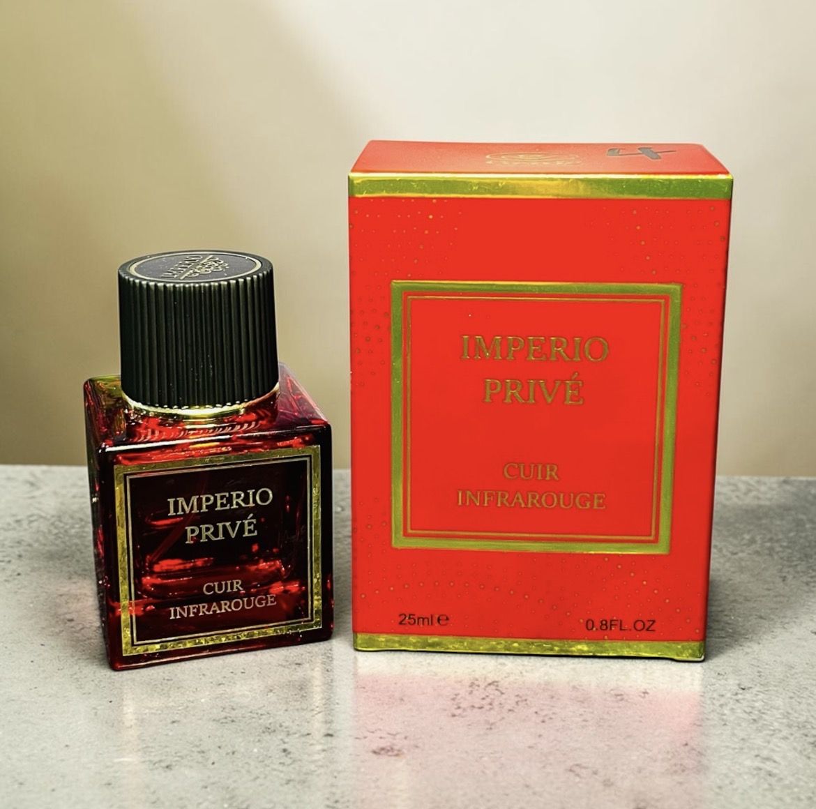 IMPERIO PRIVé CUIR INFRAROUGE