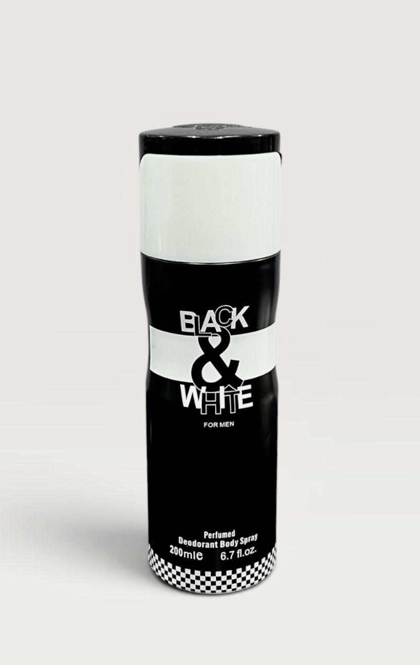 BLACK &AMP; WHITE FOR MEN BODY SPRAY 200ML 