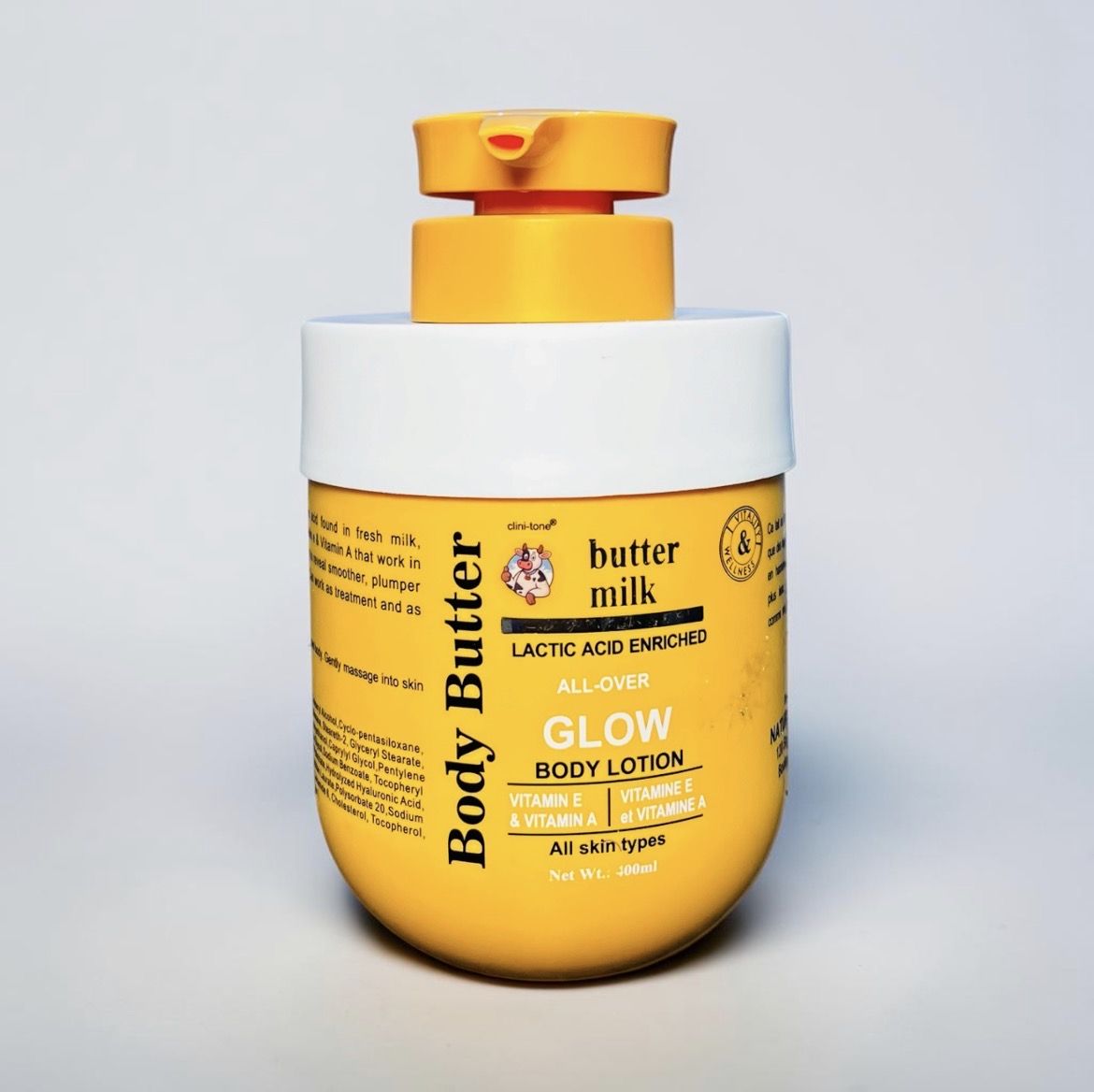 BODY BUTTER LACTIC ACID &AMP; ENRICHED GLOW BODY LOTION 400ML 