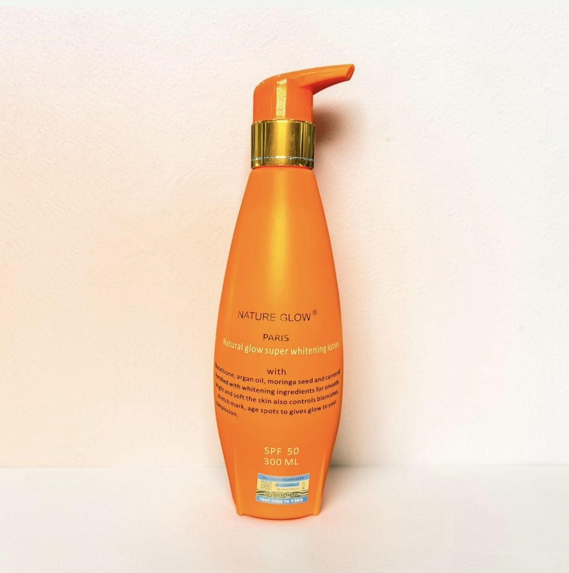 NATURE GLOW SUPER WHITENING BODY LOTION 300ML 