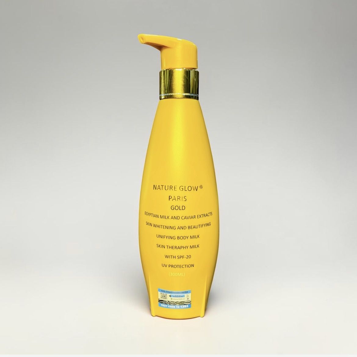 NATURE GLOW PARIS GOLD BODY LOTION 300ML