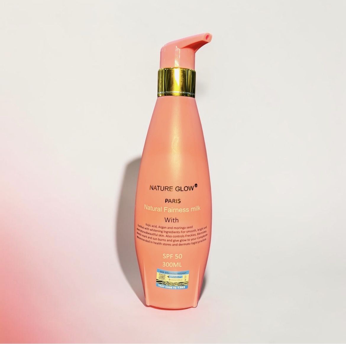 NATURE GLOW PARIS NATURAL FAIRNESS MILK BODY LOTION 300ML 