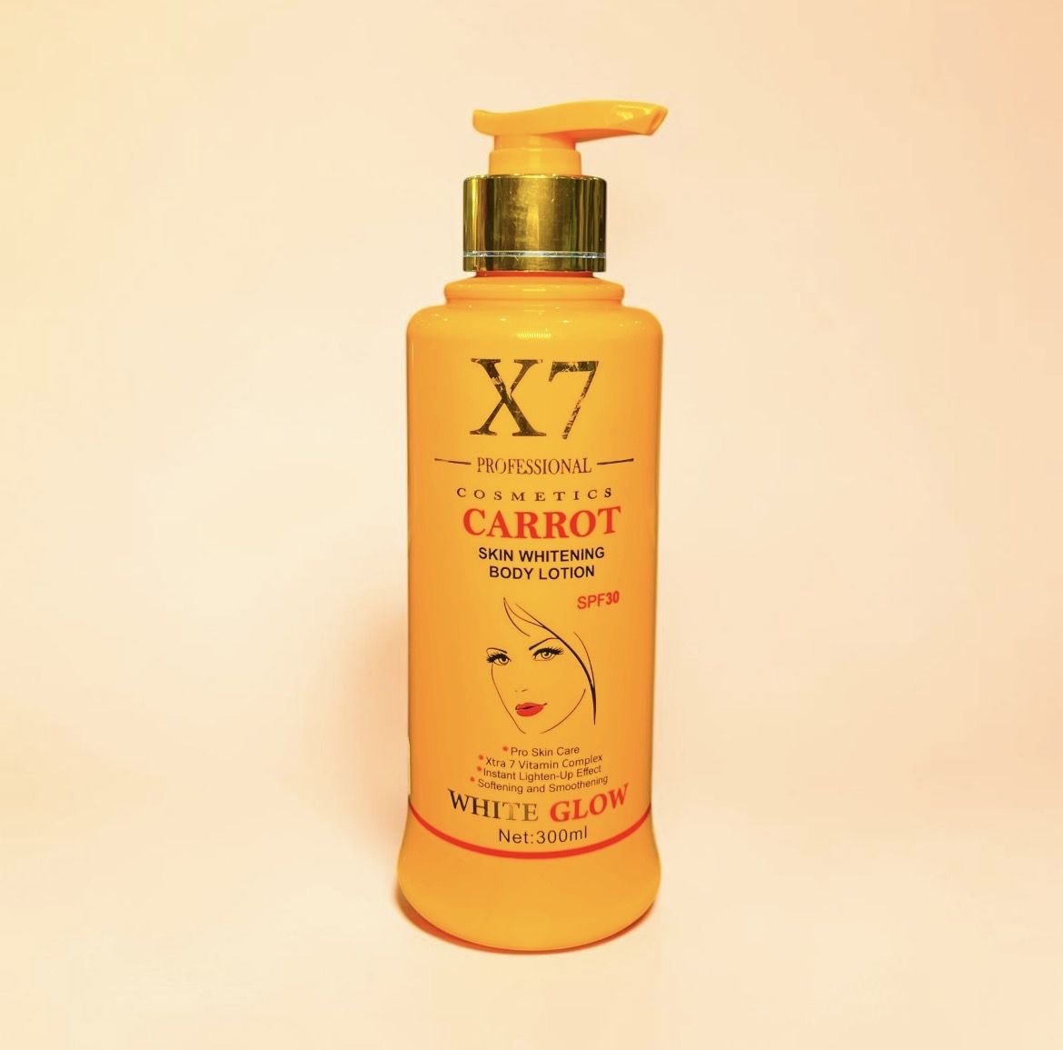 X7 CARROT BODY LOTION 300ML 