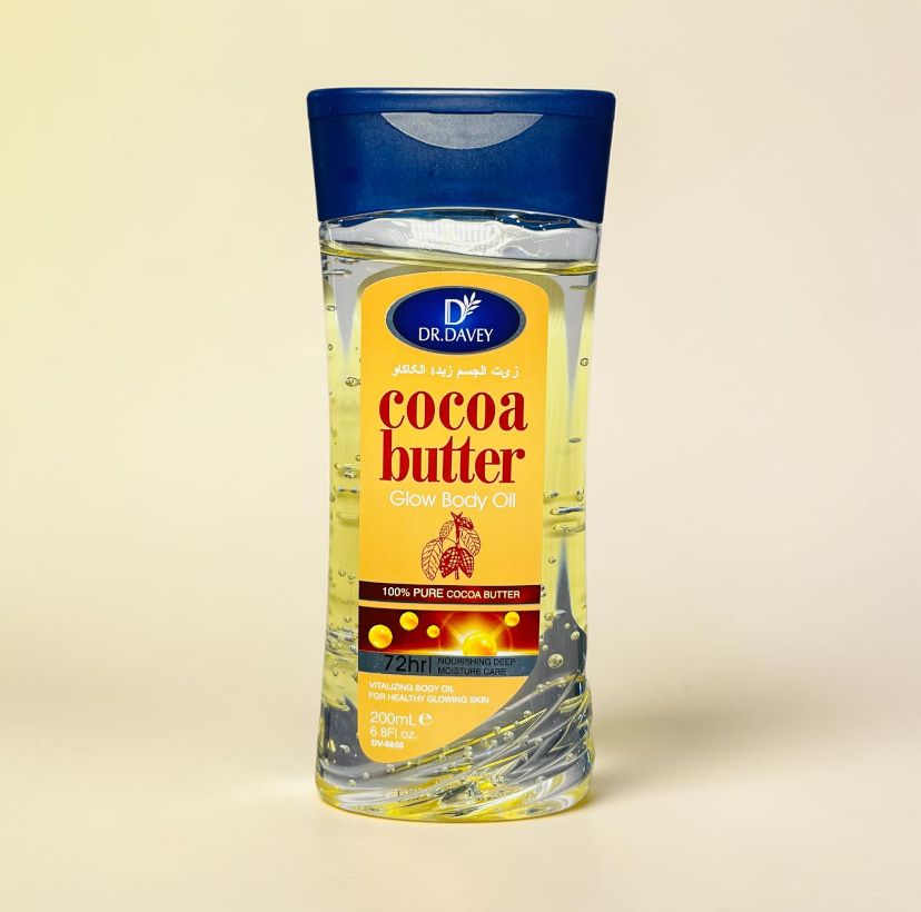DR DAVEY COCOA BUTTER GLOW BODY OIL 200ML 