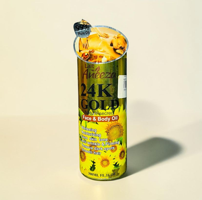 ANEEZA 24K GOLD FACE &AMP; BODY OIL 300ML 