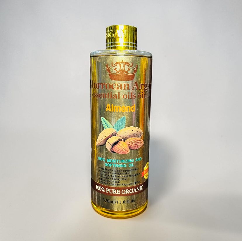 MORROCAN ARGAN ESSENTIAL OIL 6 IN 1 ALMOND 320ML