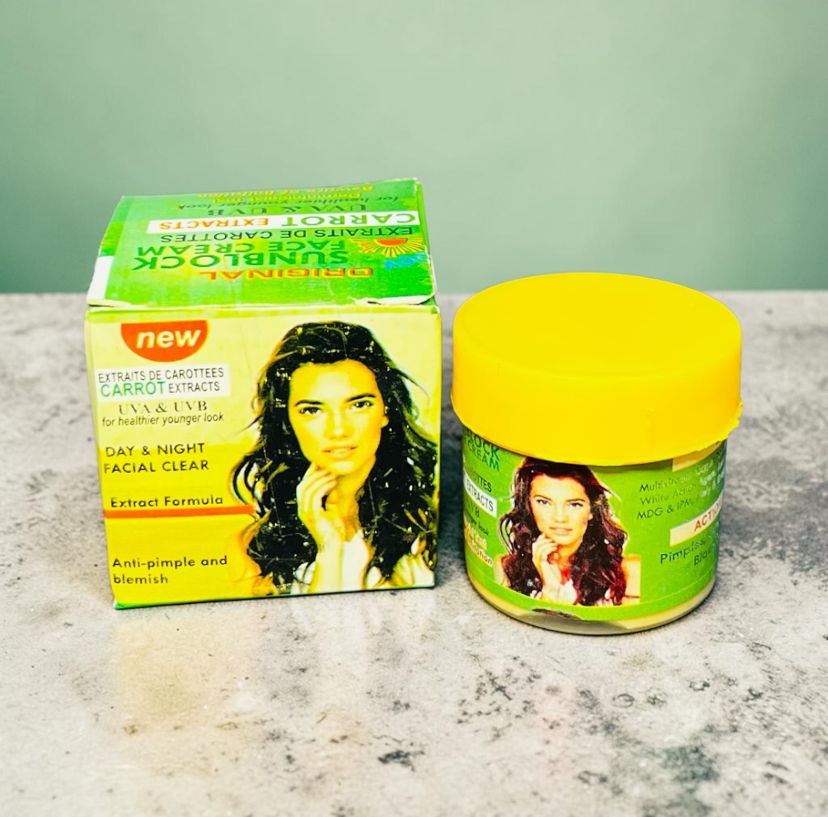 ORIGINAL SUNBLOCK CARROT EXTRACTS FACE CREAM 40G 