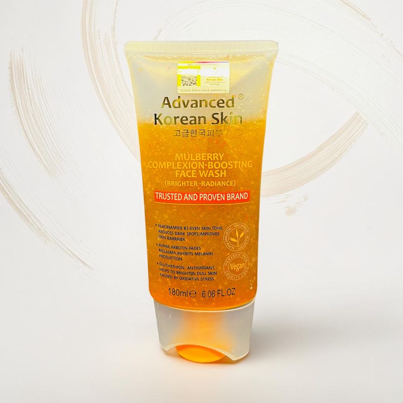 ADVANCED KOREAN SKIN MULBERRY COMPLEXION BOOSTING FACE WASH 180ML