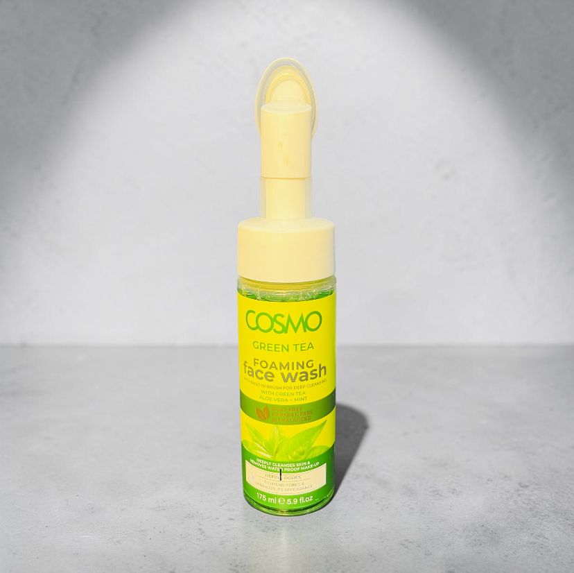 COSMO GREEN TEA FOAMING FACE WASH 175ML