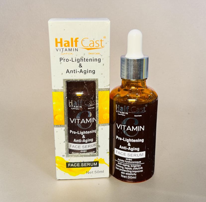 HALF CAST VITAMIN C PRO LIGHTENING AND ANTI-AGING FACE SERUM 50ML