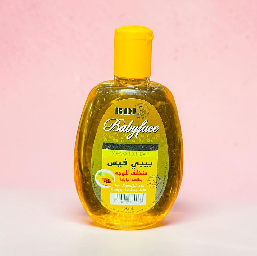 RDL BABYFACE PAPAYA EXTRACT FACIAL CLEANSER 150ML