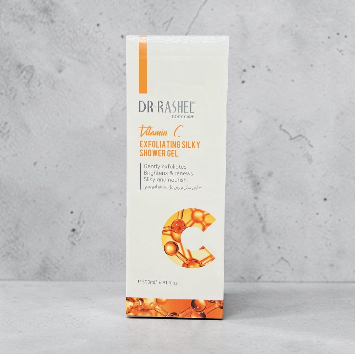 DR.RASHEL VITAMIN C EXFOLIATING SILKY SHOWER GEL 500ML