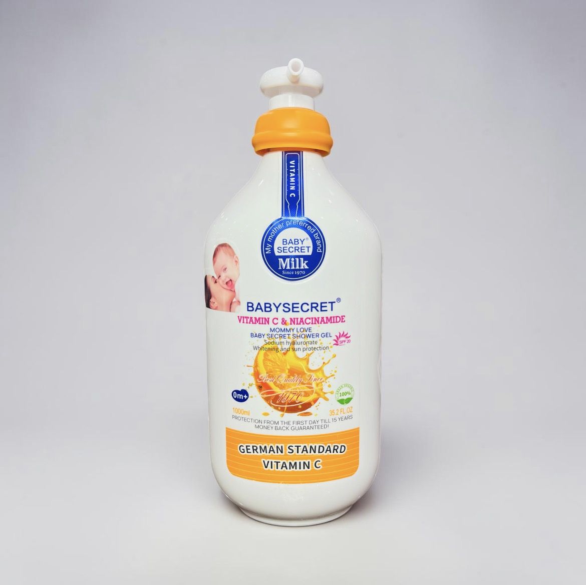 BABY SECRET VITAMIN C &AMP; NIACINAMIDE SHOWER GEL 1000ML