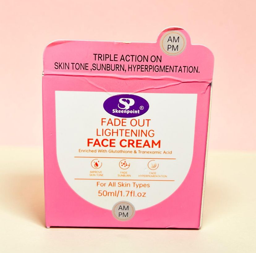 SKEENPOINT FADE-OUT LIGHTENING FACE CREAM 50ML