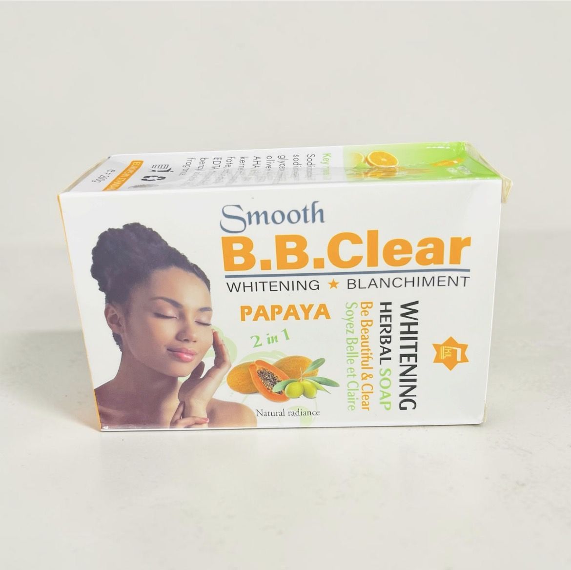 B.B CLEAR PAPAYA SOAP 200G