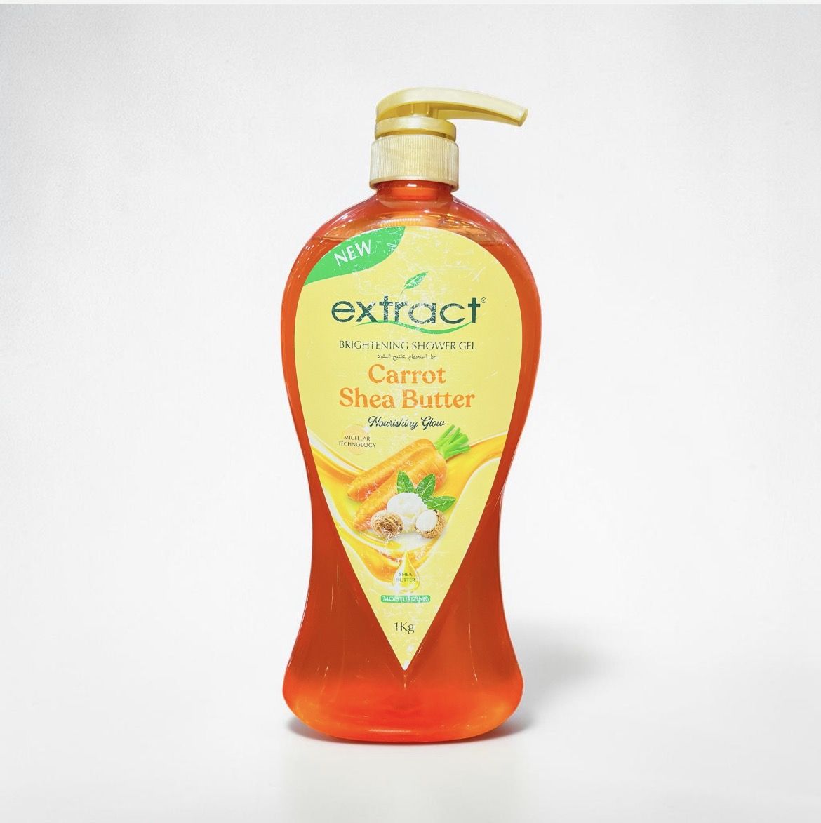 EXTRACT CARROT SHEA BUTTER SHOWER GEL 1KG