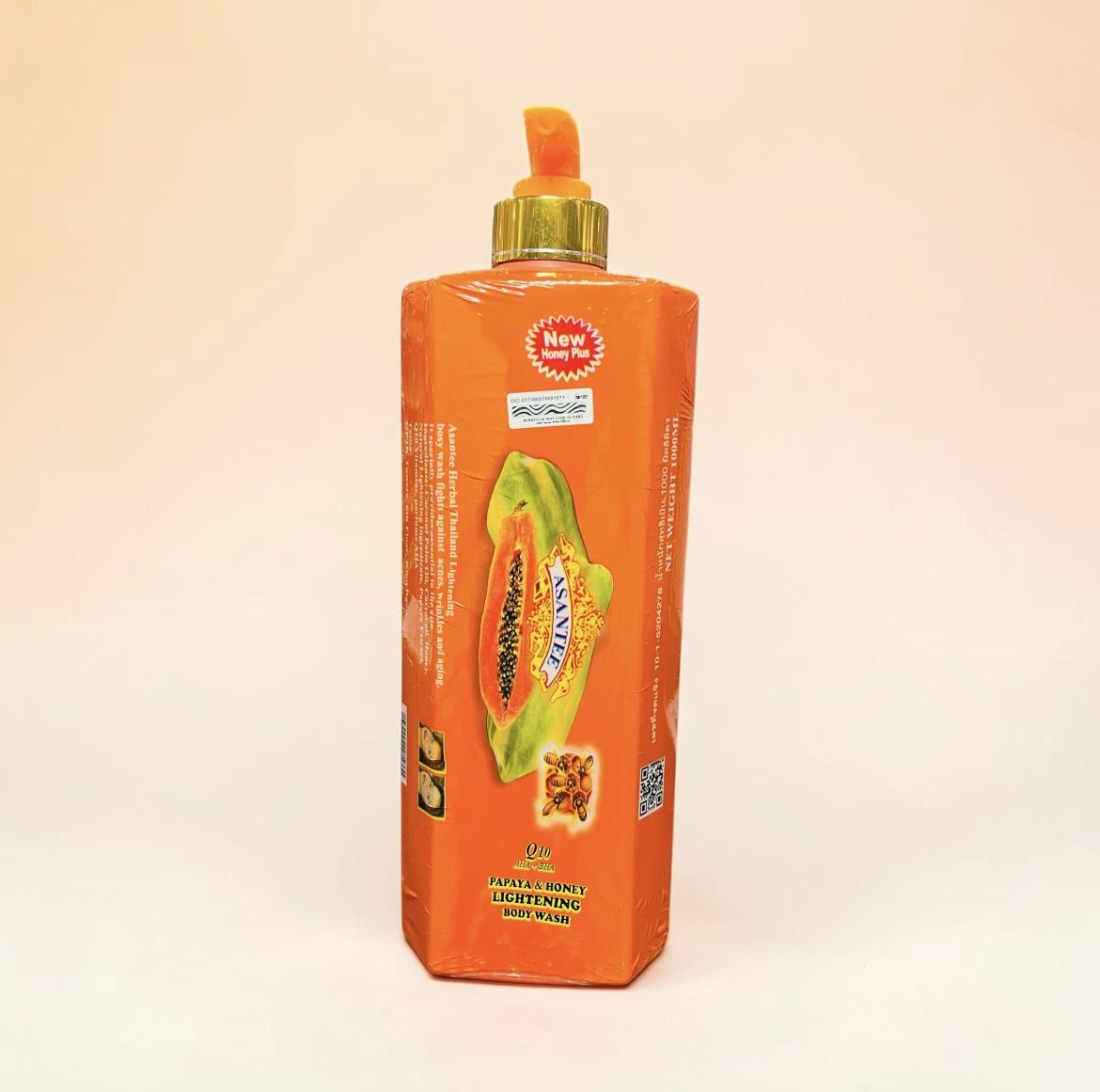 ASANTEE PAPAYA &AMP; HONEY LIGHTENING BODY WASH 1000ML