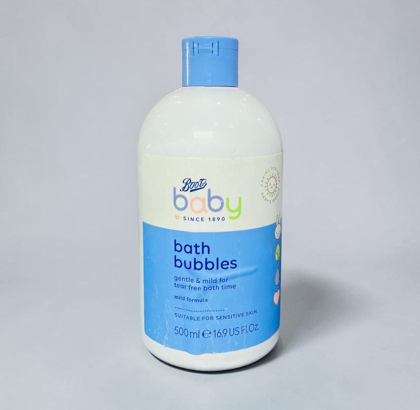 BOOTS BABY BATH BUBBLES 500ML