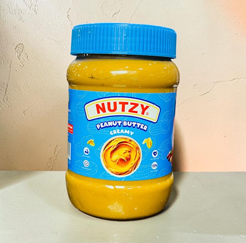 NUTZY CREAMY SMOOTH PEANUT BUTTER 510G