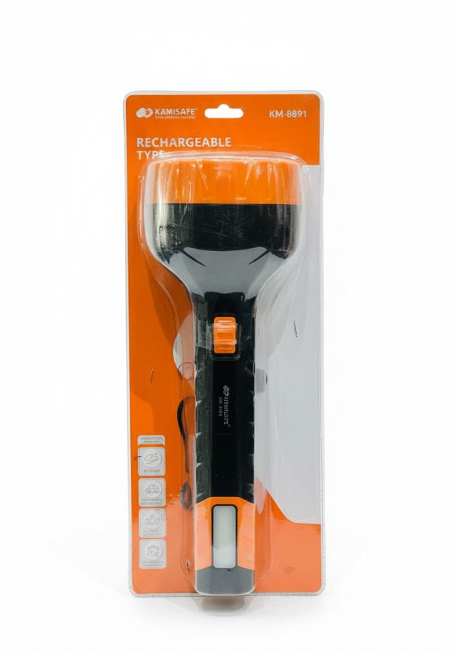 KAMISAFE KM-8891 RECHARGEABLE FLASHLIGHT